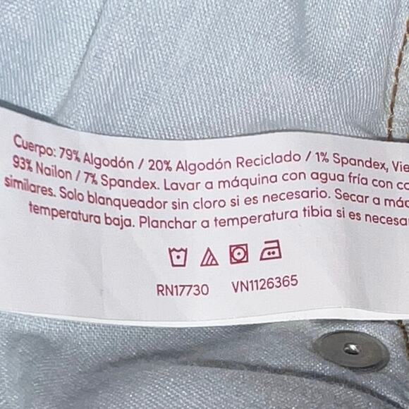 Isabel Maternity 80’s High-Rise Over Belly Denim Jeans Size 12 New - Picture 7 of 14